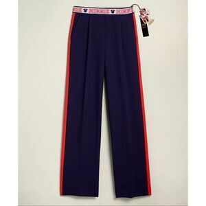 Disney Limited Edition Minnie Majorette Straight Leg Tailored Pants Navy 14